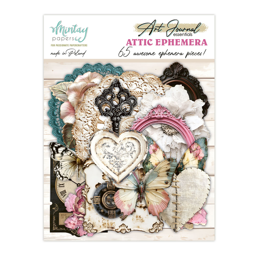MT-ART-C06 Art Journal-Atticszt MINTAY MINTAY - die cuts