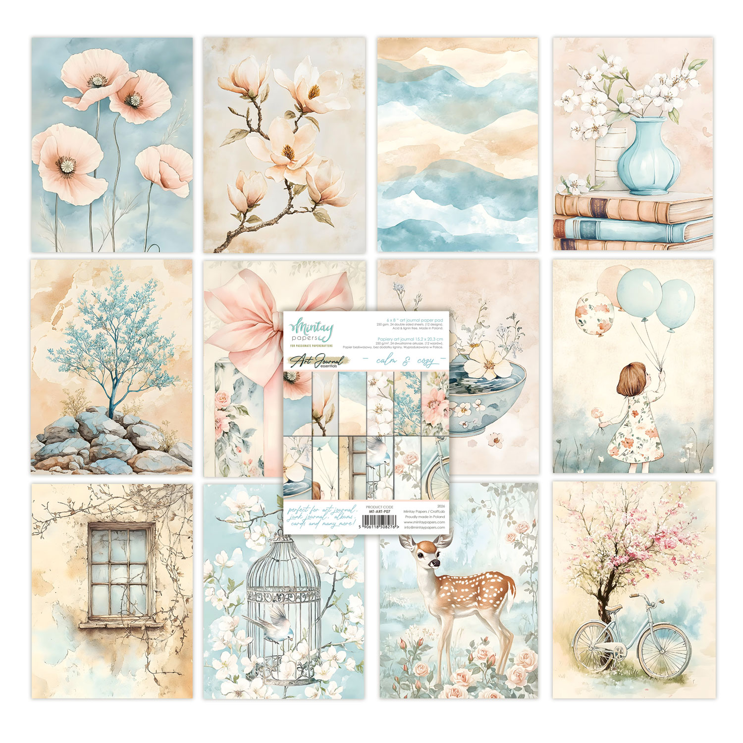 MT-ART-P07 Art Journal - Calm & Cozy - MINTAY