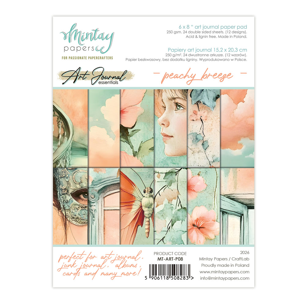 MT-ART-P08 Art Journal - Peachy Breeze - MINTAY