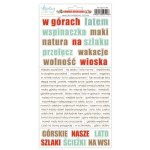 MT-SUM13PL Summer Highlands Paper stickers - elements PL - MINTAY