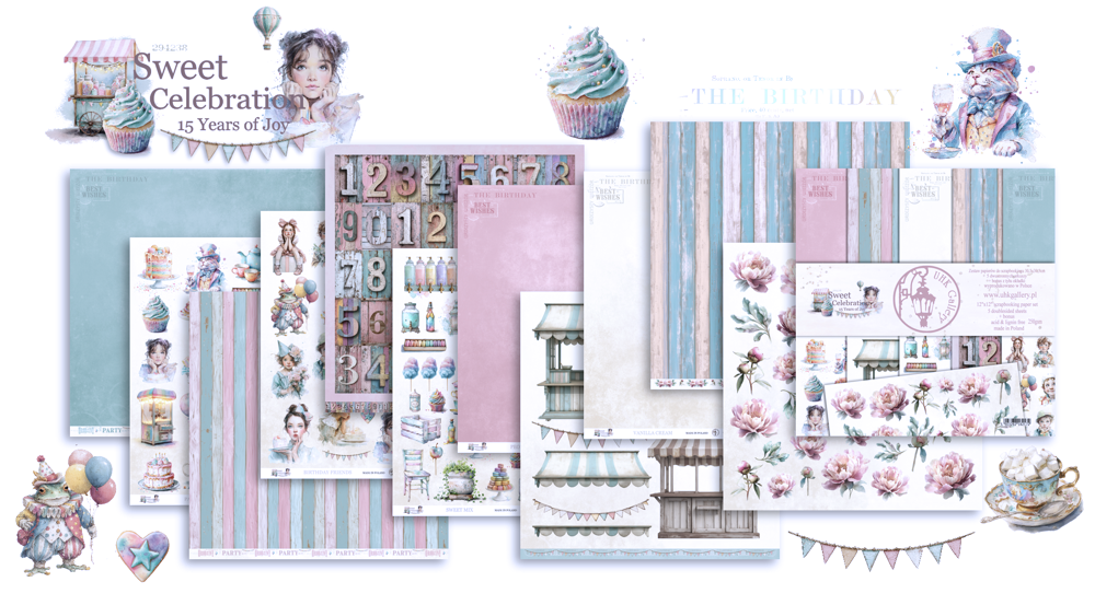 UHK-SC SWEET CELEBRATION- scrapbooking set