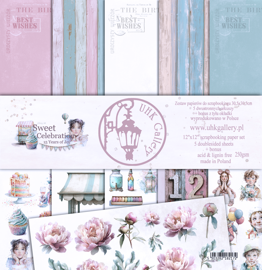 UHK-SC SWEET CELEBRATION- scrapbooking set