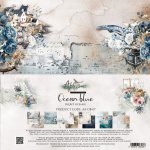 AA-OB-07  A SET OF PAPERS Ocean blue 