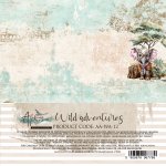 AA-WA-12 Alchemy of Art - 6x6'' - A SET OF PAPERS Wild adventures
