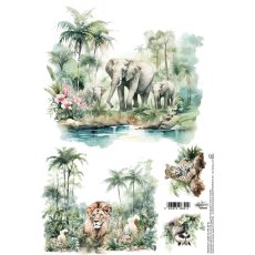AA-WA-RP-01 Alchemy of Art  Rice paper  A4 Wild adventures 