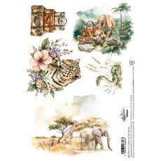 AA-WA-RP-03 Alchemy of Art  Rice paper  A4 Wild adventures 