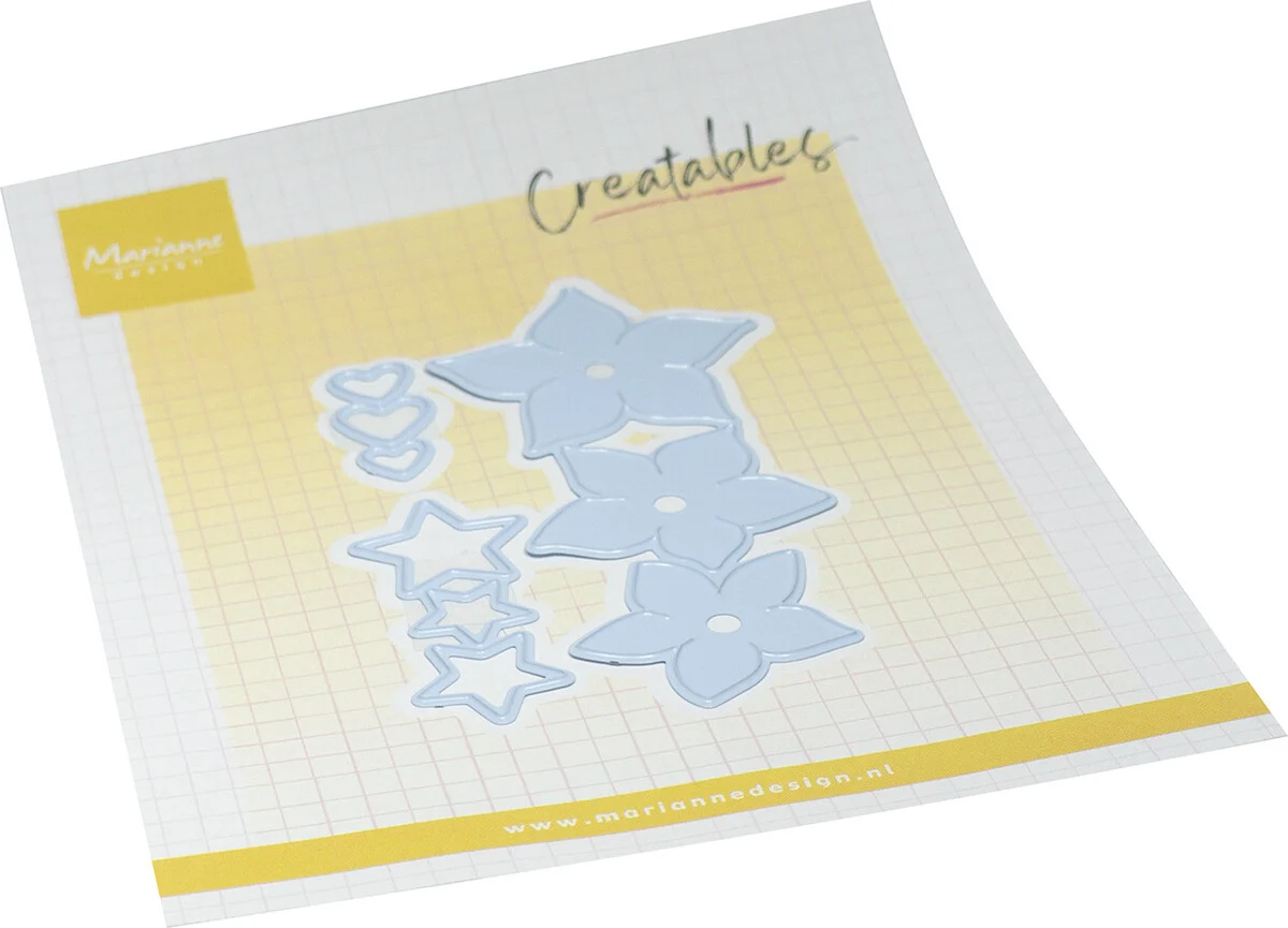 LR0950 Metal Die Marianne Design Creatables - Star Flower