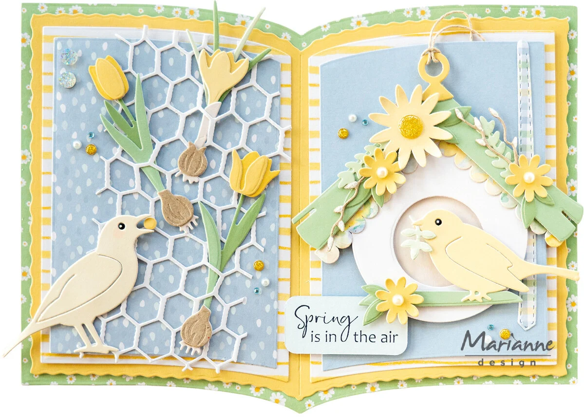 COL1583 Dies Marianne Design Collectables -Birds by Marleen