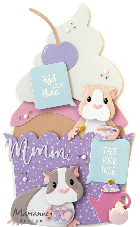 COL1589 Dies Marianne Design Collectables -Eline’s Guinea Pig