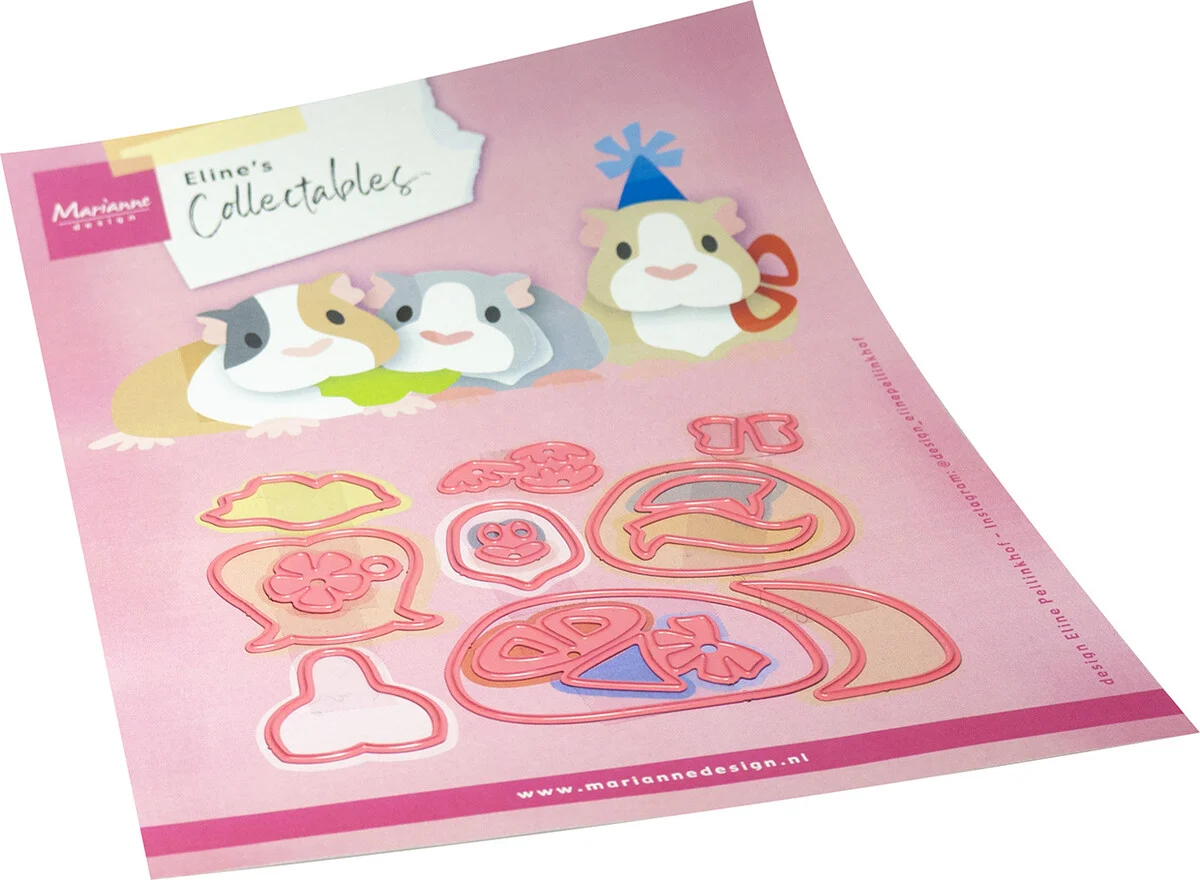 COL1589 Dies Marianne Design Collectables -Eline’s Guinea Pig