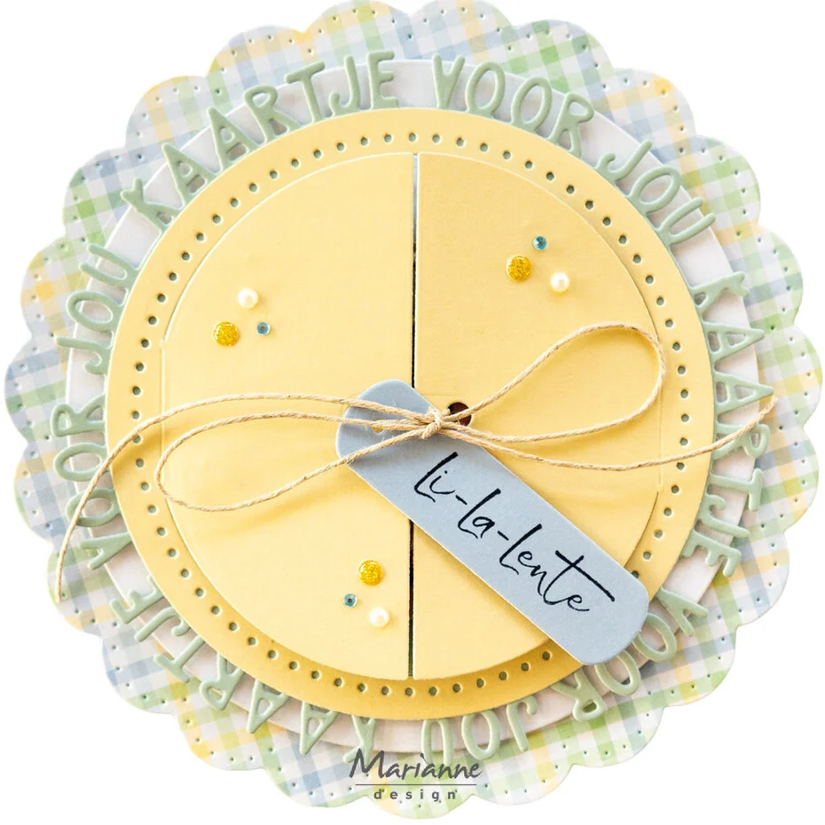 CR1726 Metal Die Marianne Design -Peek-a-Boo