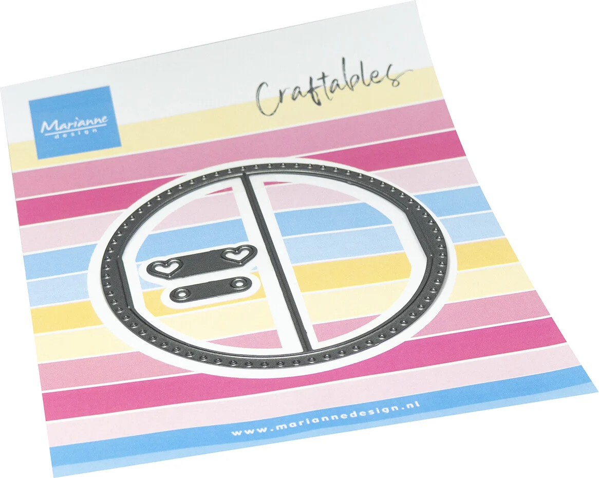 CR1726 Metal Die Marianne Design -Peek-a-Boo