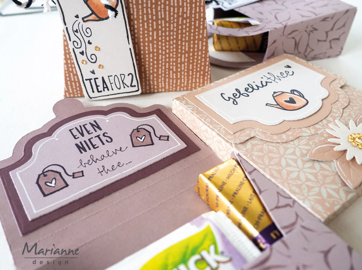 CR1733 Metal Die Marianne Design -Little Gift Box-pudełko prezentowe