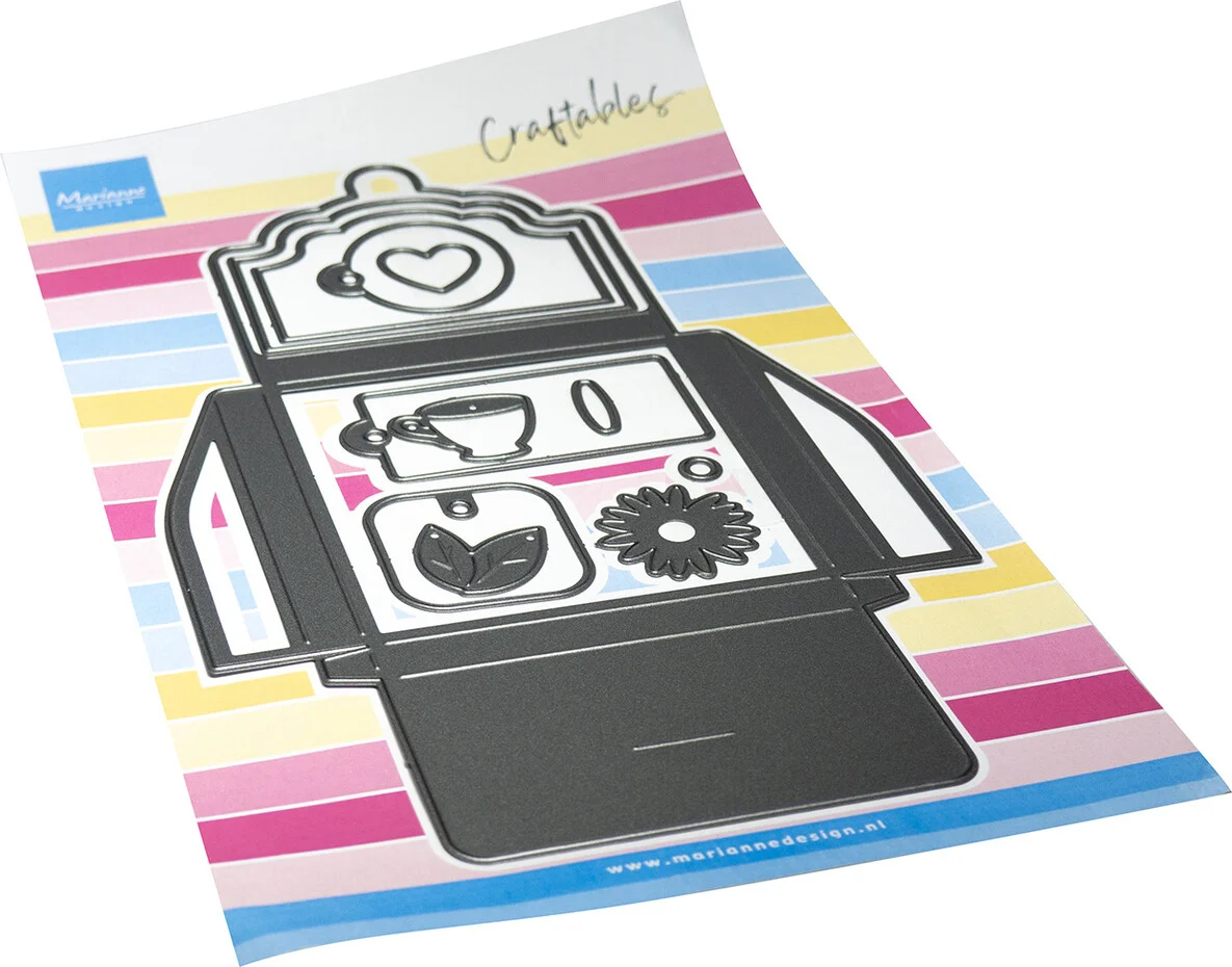 CR1733 Metal Die Marianne Design -Little Gift Box-pudełko prezentowe