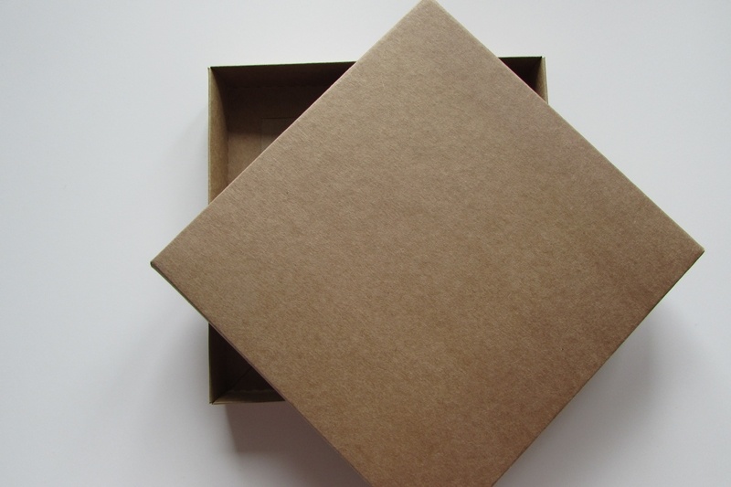 ECO-160-KR Card box 160x160x25mm-kraft