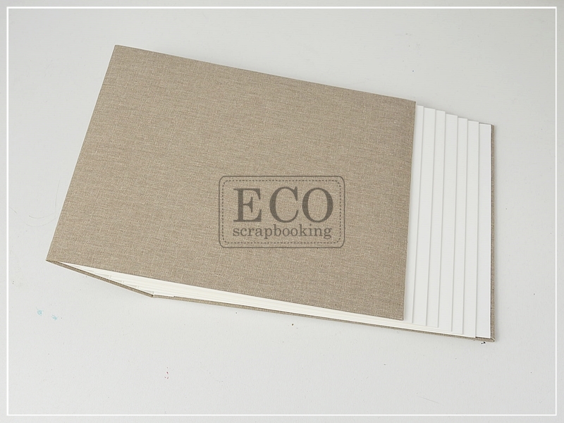 ECO-BAZYL-162K Album BAZYL - 162x212mm- 6 CARDS cream