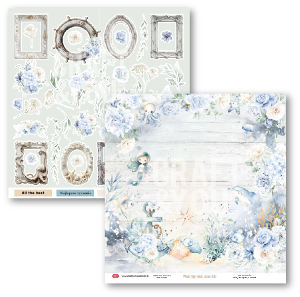 CPS-FUN30-6 FUN BY THE SEA Paper set 30.5x30.5cm-Craft&You Design