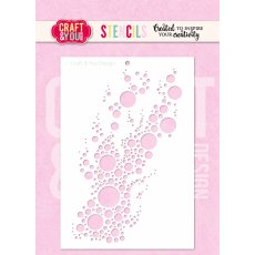 SC020 Stencil Bubbles Craft & You Design 