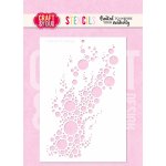 SC020 Stencil Bubbles Craft & You Design