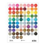 TDA90403 Tim Holtz Distress Large Round Label Sheet White