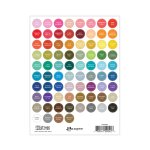 TDA90427 Tim Holtz Distress Small Round Label Sheet White 
