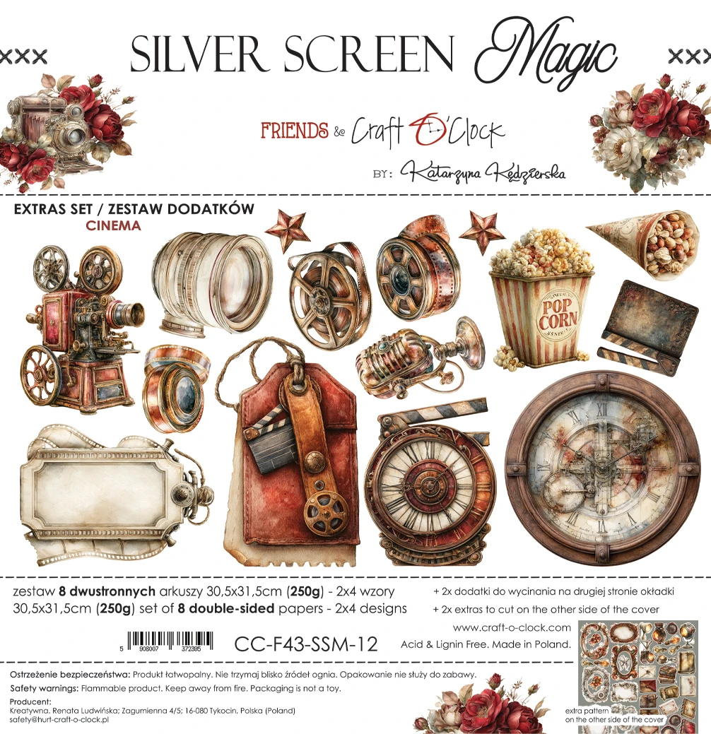 CC-F43-SSM-12 SILVER SCREEN MAGIC - EXTRAS set - CINEMA