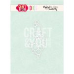 CW411 Cutting Die - Bubble Background -Craft&You Design