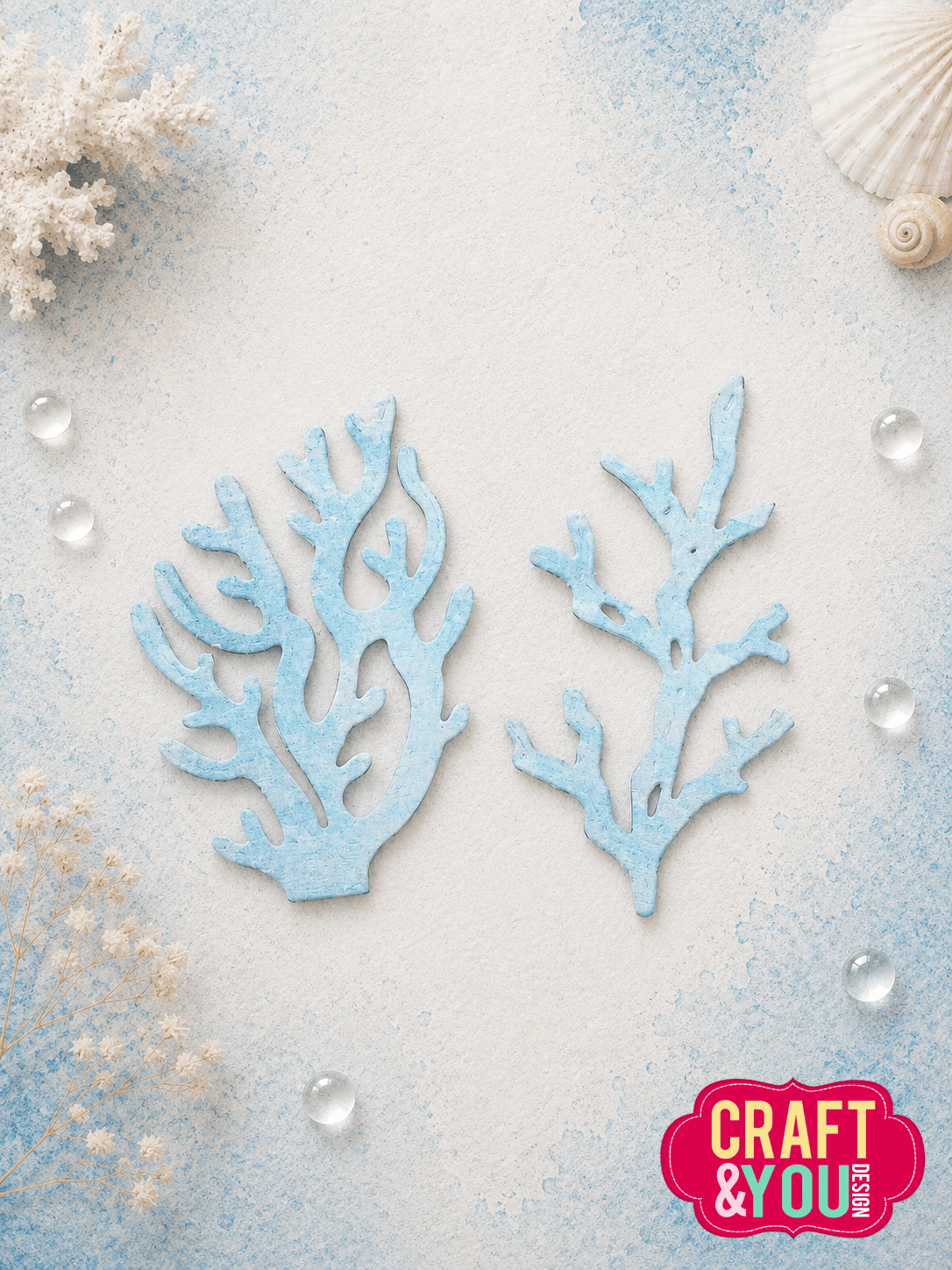 CW417 Cutting Die - Marine Plants 1 -Craft&You Design