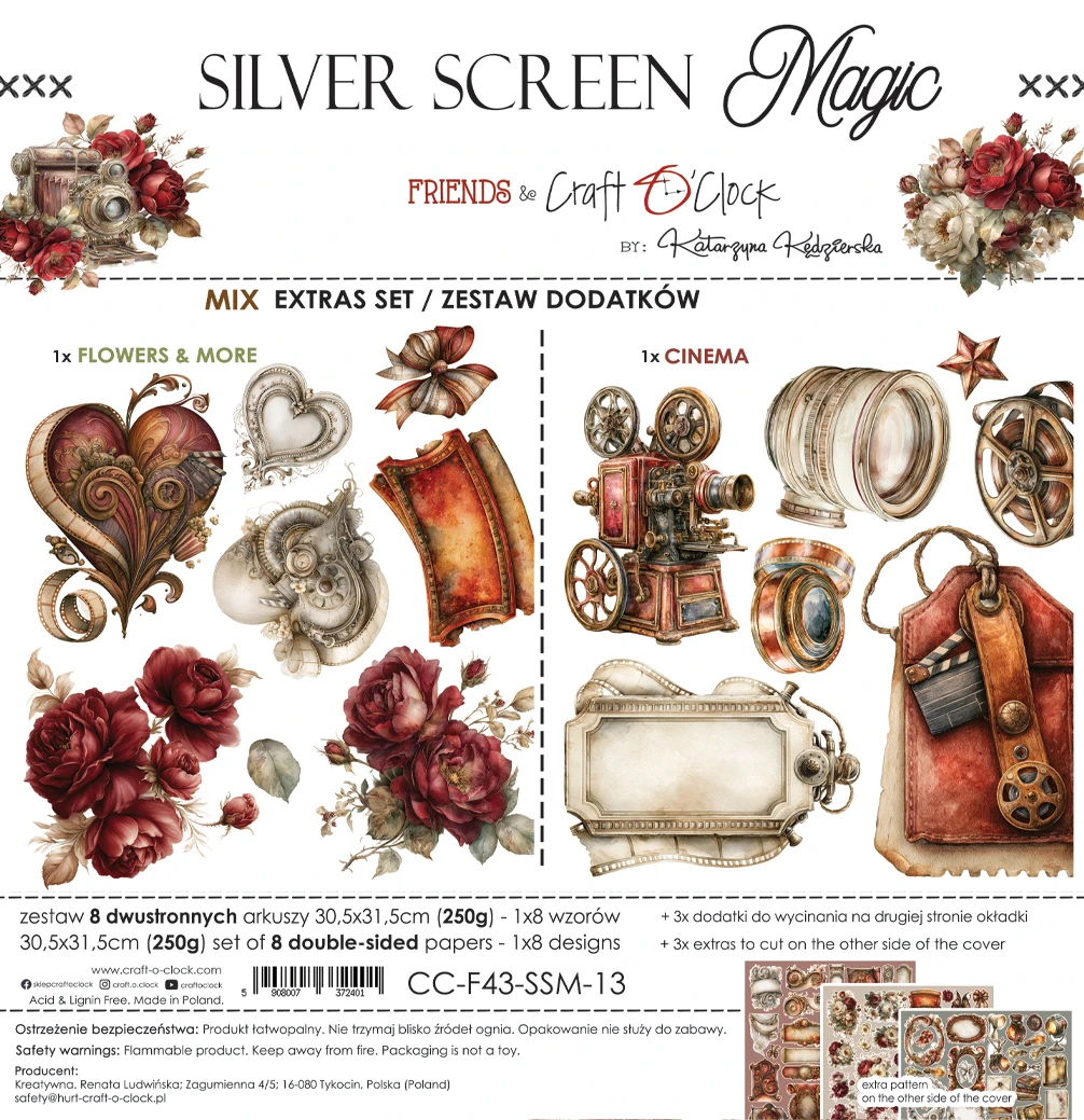 CC-F43-SSM-13 SILVER SCREEN MAGIC - EXTRAS set - MIX