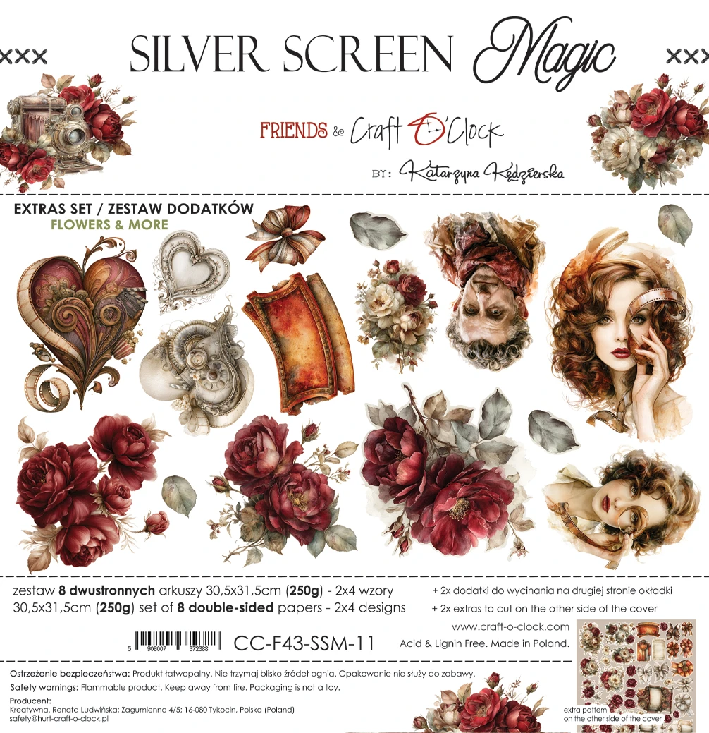 CC-F43-SSM-13 SILVER SCREEN MAGIC - EXTRAS set - MIX