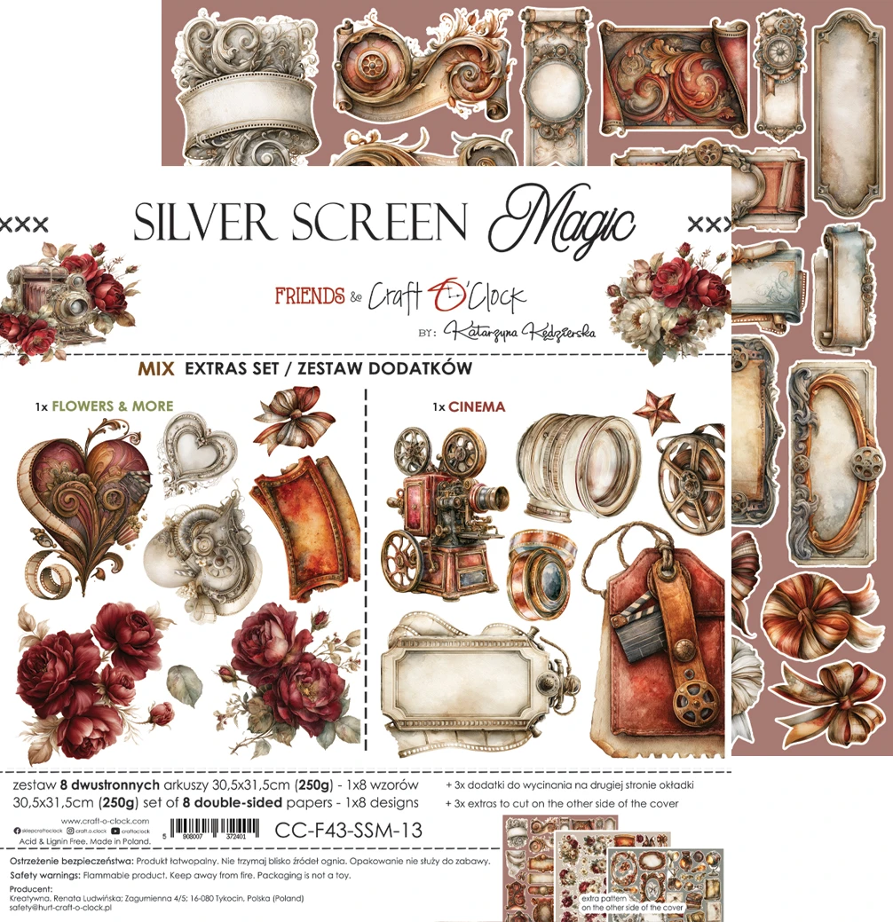 CC-F43-SSM-13 SILVER SCREEN MAGIC - EXTRAS set - MIX