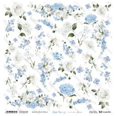 LDIB-12 Lovely Day IN BLUE  Flowers  ScrapAndMe