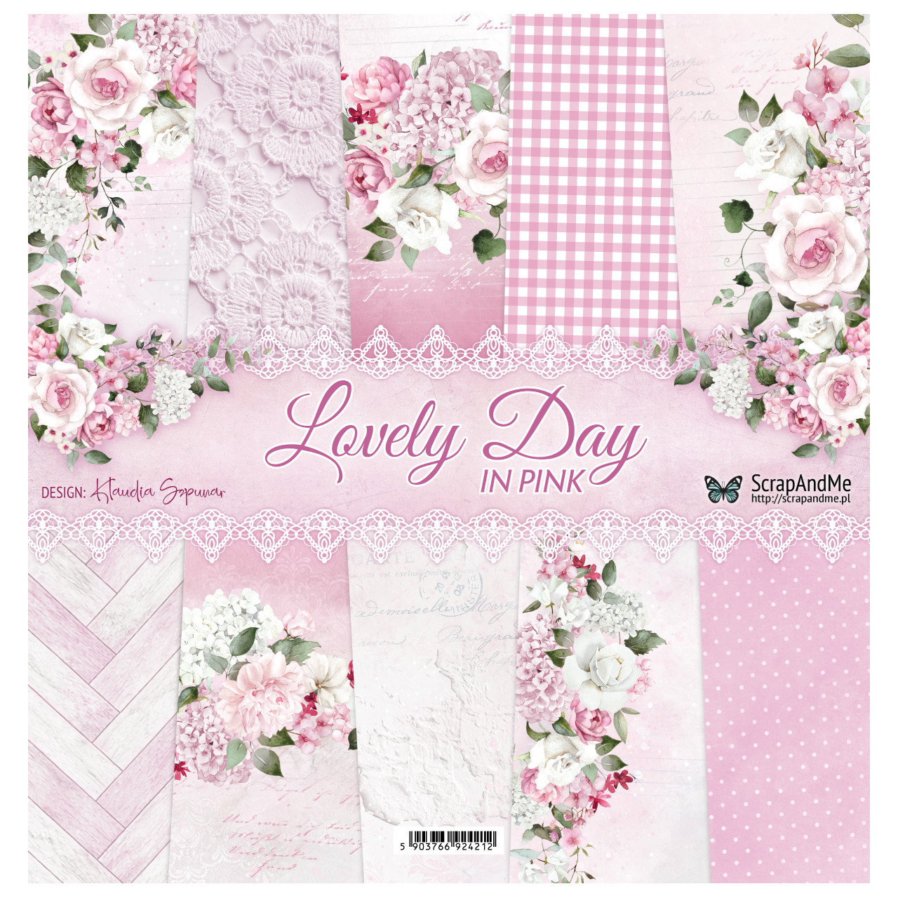 LDIP-11 Lovely Day IN PINK ScrapAndMe 30,5X30,5CM