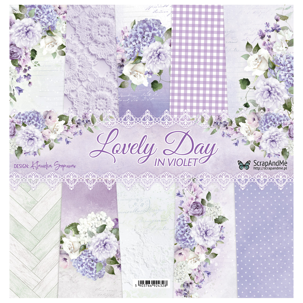 LDIV-11 Lovely Day IN VIOLET ScrapAndMe 30,5X30,5CM