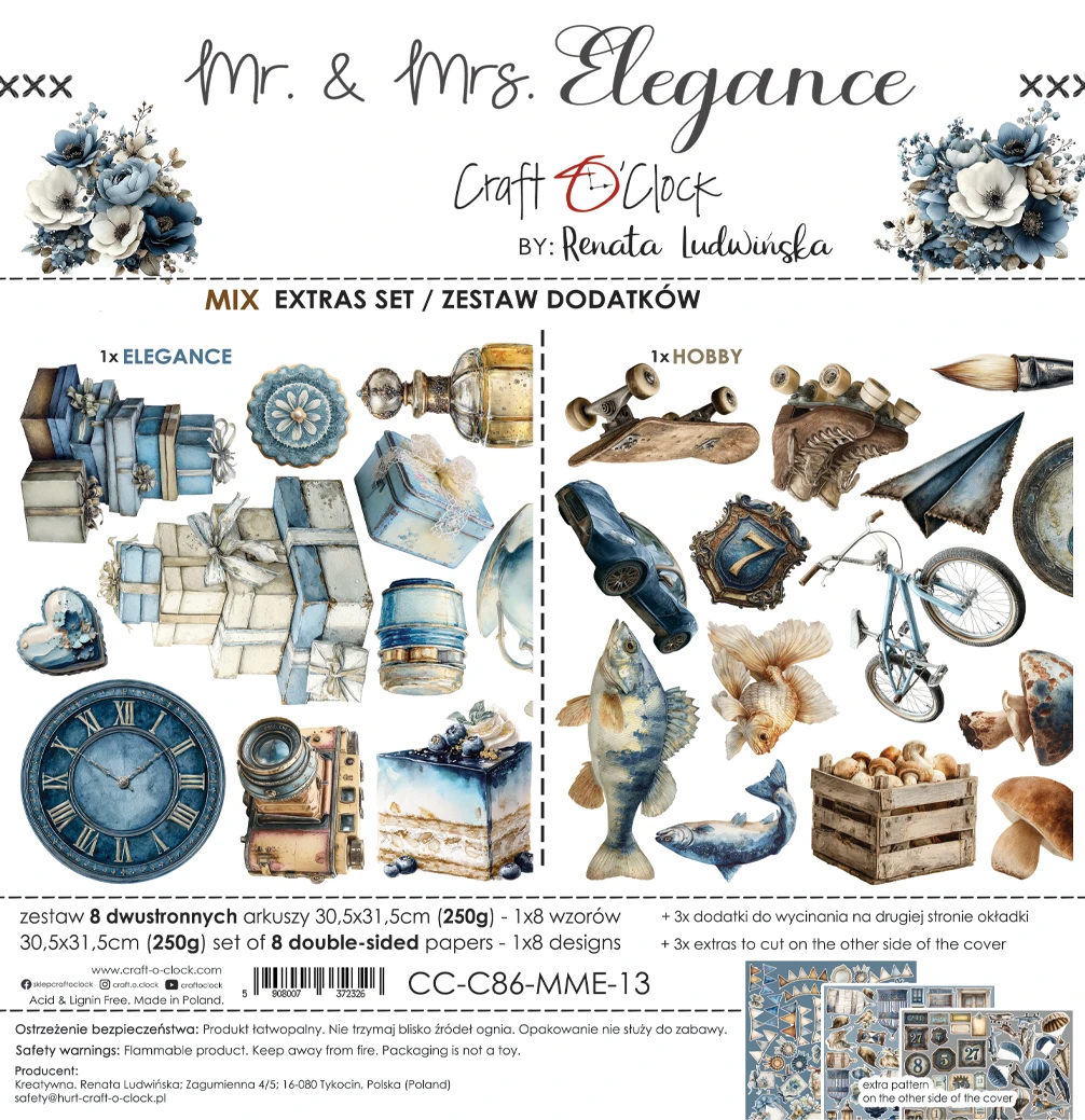 CC-C86-MME-13 MR. & MRS. ELEGANCE - EXTRAS set - MIX