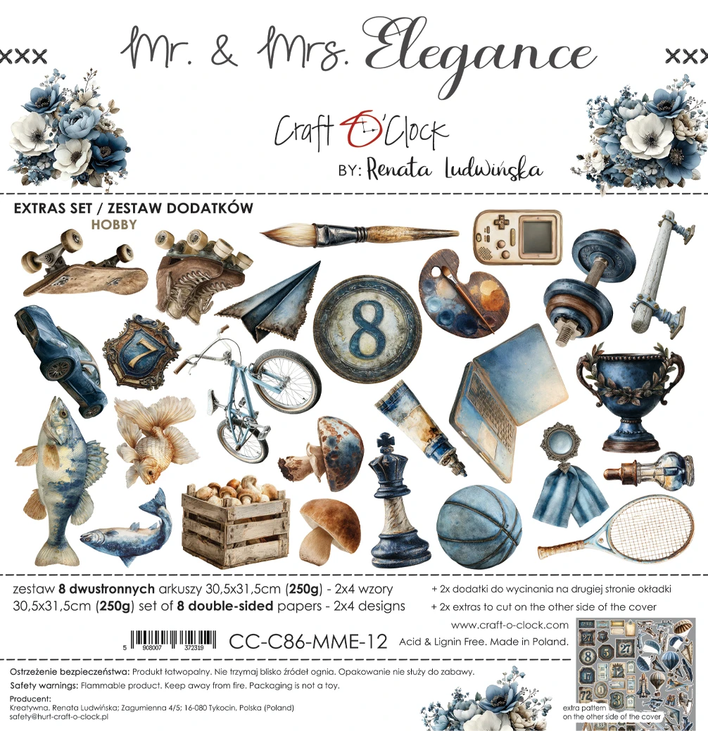 CC-C86-MME-13 MR. & MRS. ELEGANCE - EXTRAS set - MIX