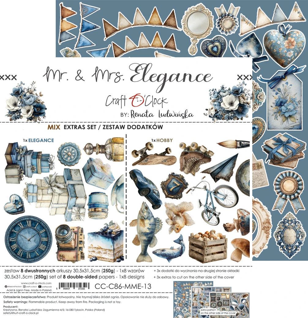 CC-C86-MME-13 MR. & MRS. ELEGANCE - EXTRAS set - MIX
