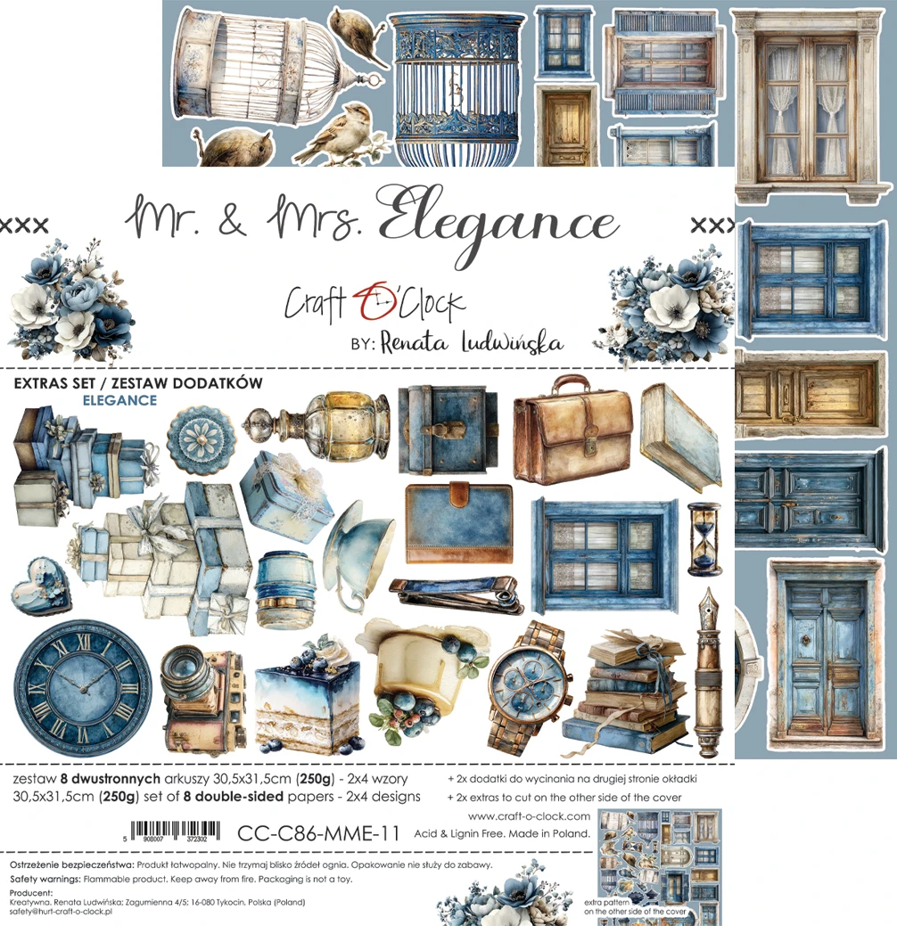 CC-C86-MME-13 MR. & MRS. ELEGANCE - EXTRAS set - MIX