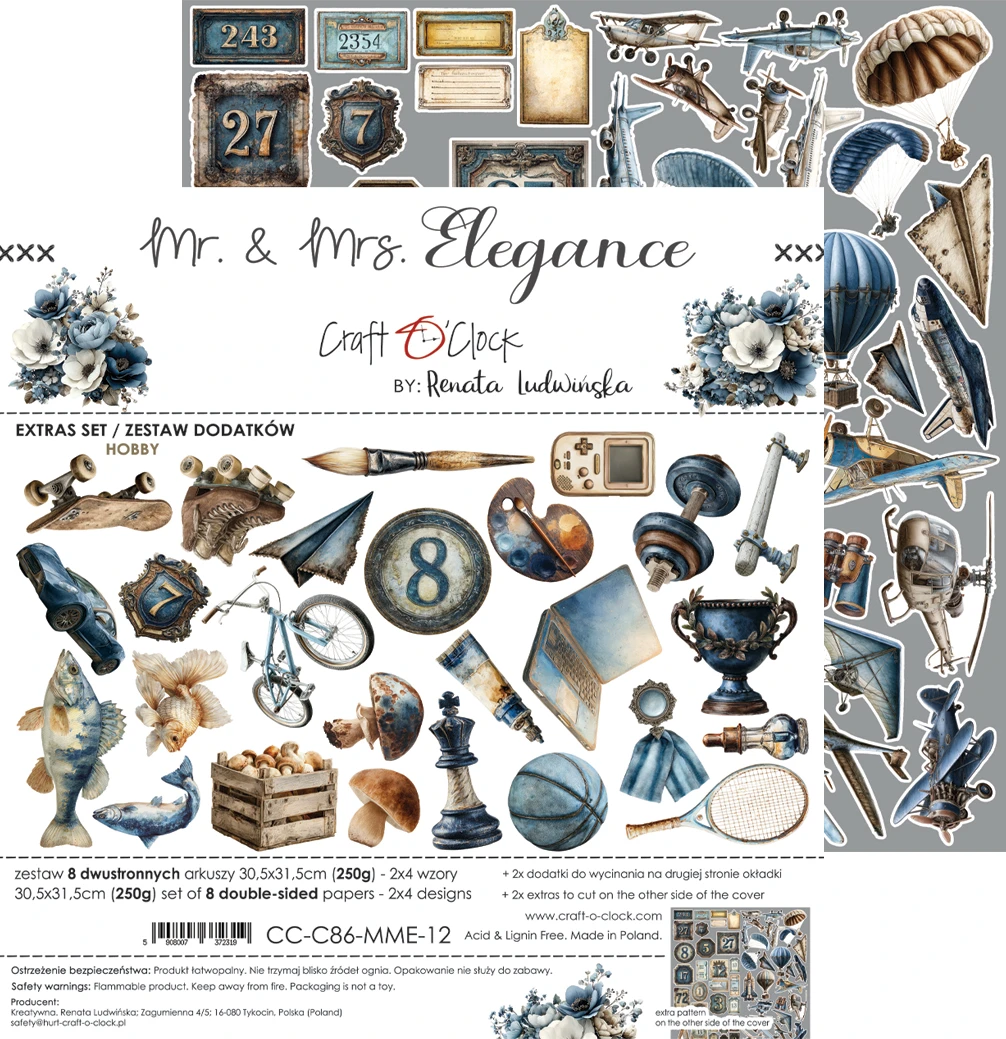 CC-C86-MME-13 MR. & MRS. ELEGANCE - EXTRAS set - MIX