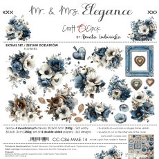 CC-C86-MME-14 MR. & MRS. ELEGANCE  - EXTRAS set -FLOWERS