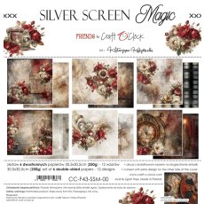 CC-F43-SSM-00 SILVER SCREEN MAGIC  - paper pad 30,5x30,5cm 