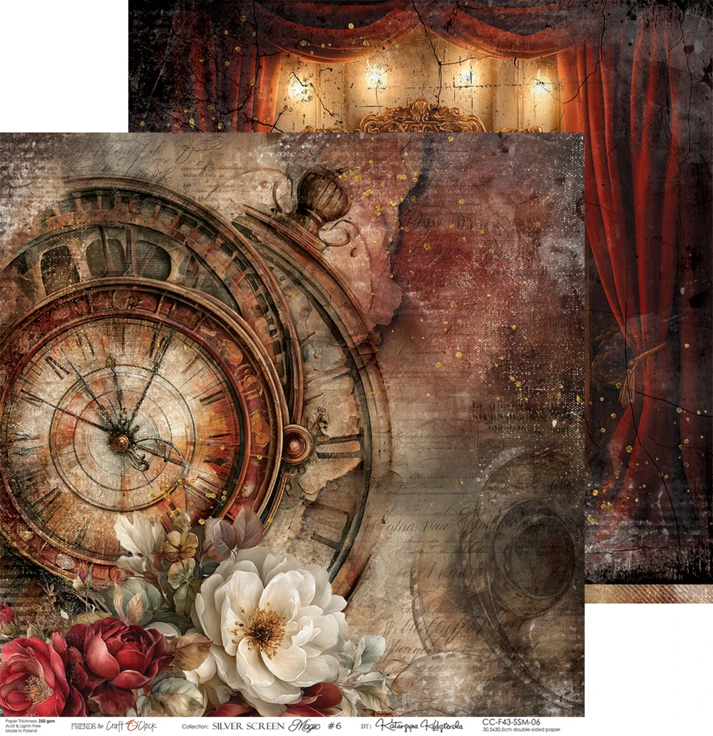 CC-F43-SSM-00 SILVER SCREEN MAGIC - paper pad 30,5x30,5cm