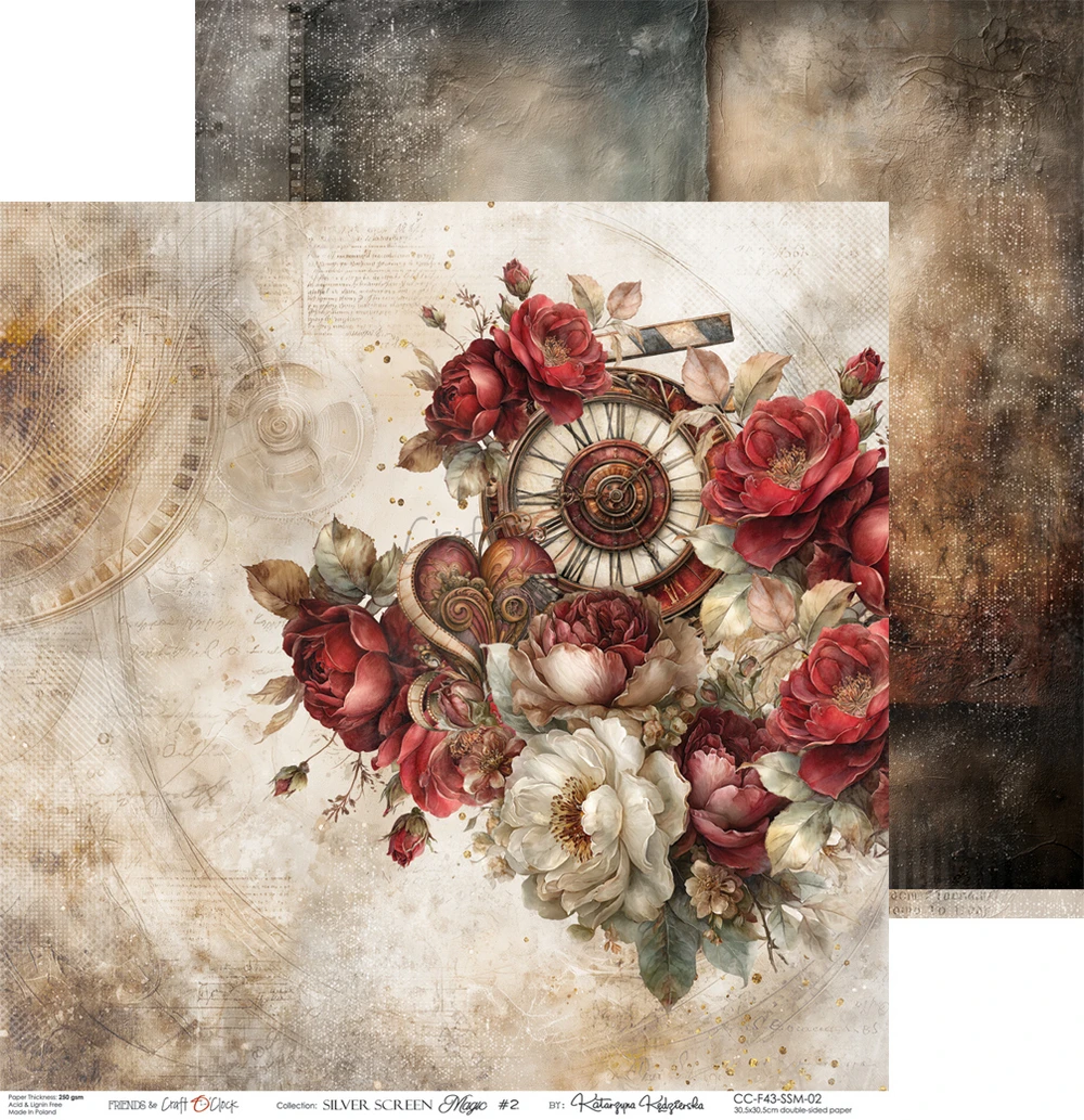 CC-F43-SSM-00 SILVER SCREEN MAGIC - paper pad 30,5x30,5cm