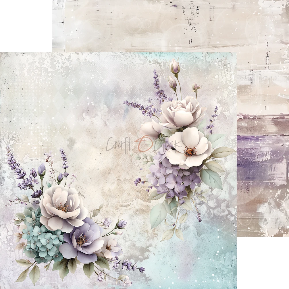 CC-C85-FOD-10 FLOWERS OF DELIGHT - paper pad 15,25x15,25cm
