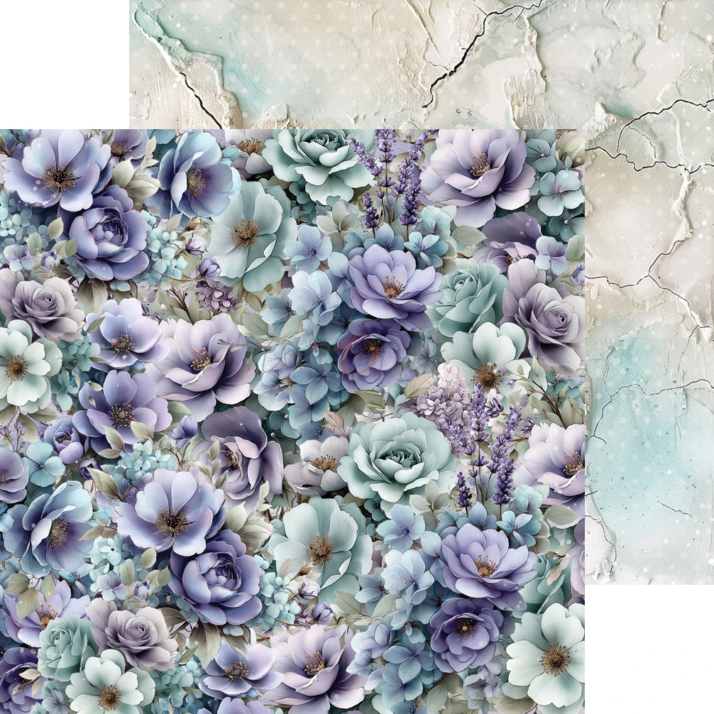 CC-C85-FOD-10 FLOWERS OF DELIGHT - paper pad 15,25x15,25cm