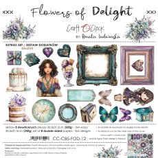 CC-C85-FOD-12 FLOWERS OF DELIGHT   - EXTRAS set - DELIGHT