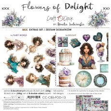 CC-C85-FOD-13 FLOWERS OF DELIGHT   - EXTRAS set - MIX 
