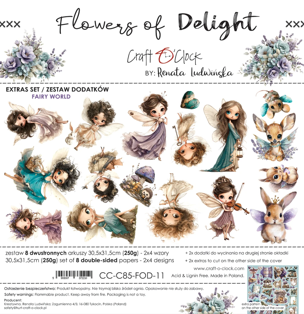 CC-C85-FOD-13 FLOWERS OF DELIGHT - EXTRAS set - MIX