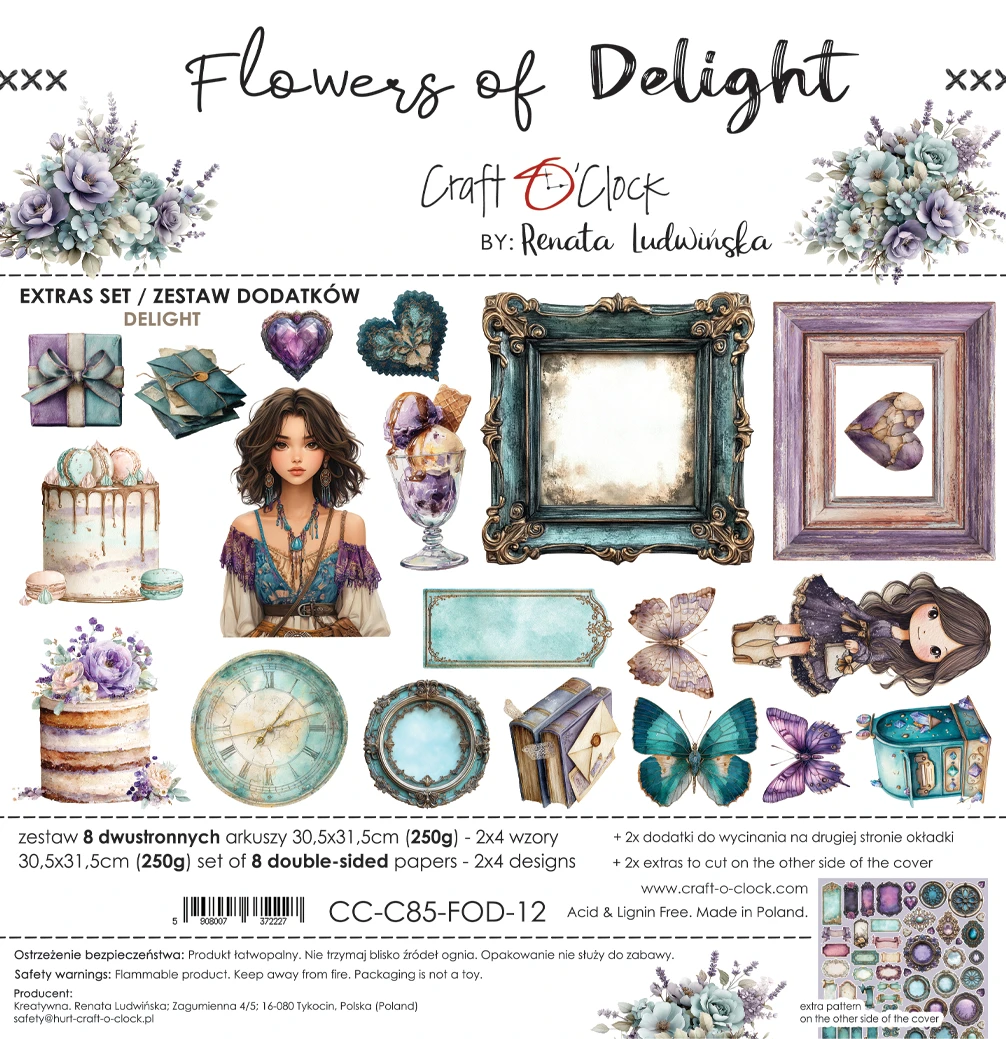 CC-C85-FOD-13 FLOWERS OF DELIGHT - EXTRAS set - MIX