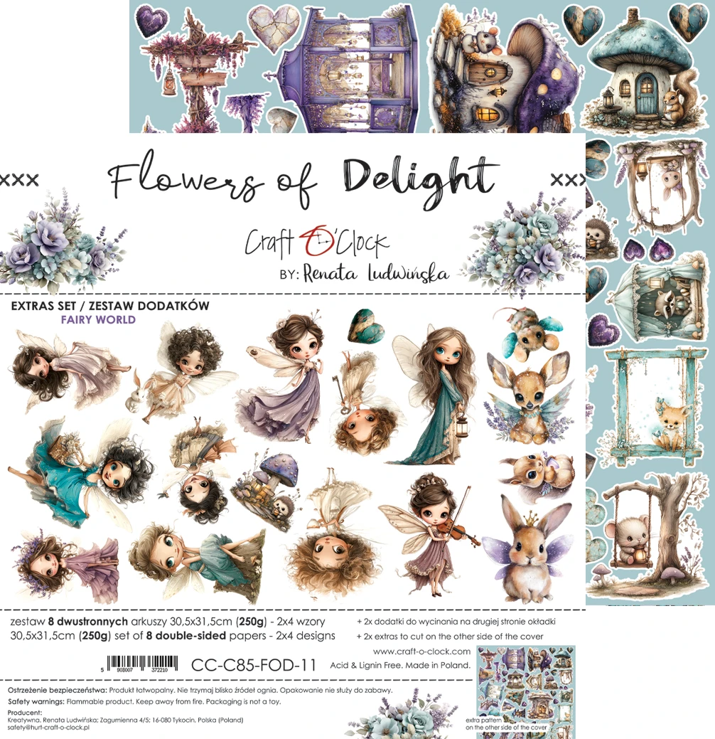 CC-C85-FOD-13 FLOWERS OF DELIGHT - EXTRAS set - MIX